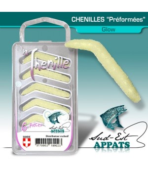 Chenilles par 6 - couleur GLOW