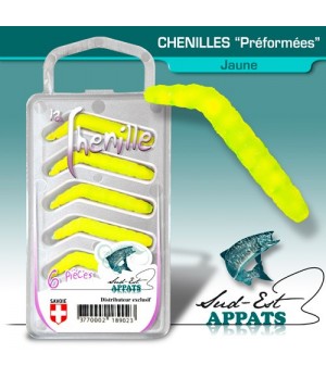 Chenilles par 6 - couleur JAUNE