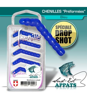 Chenilles par 6 “Drop” Couleur : BLEU