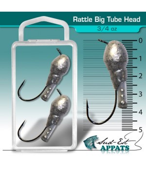 Rattle Big Tube Head - 3/4 oz