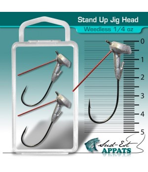 Stand Up Jig Head Weedless - 1/4 oz