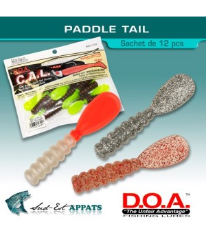 Paddle Tail 12 Pces GOLDEN BREAM W/GLOW